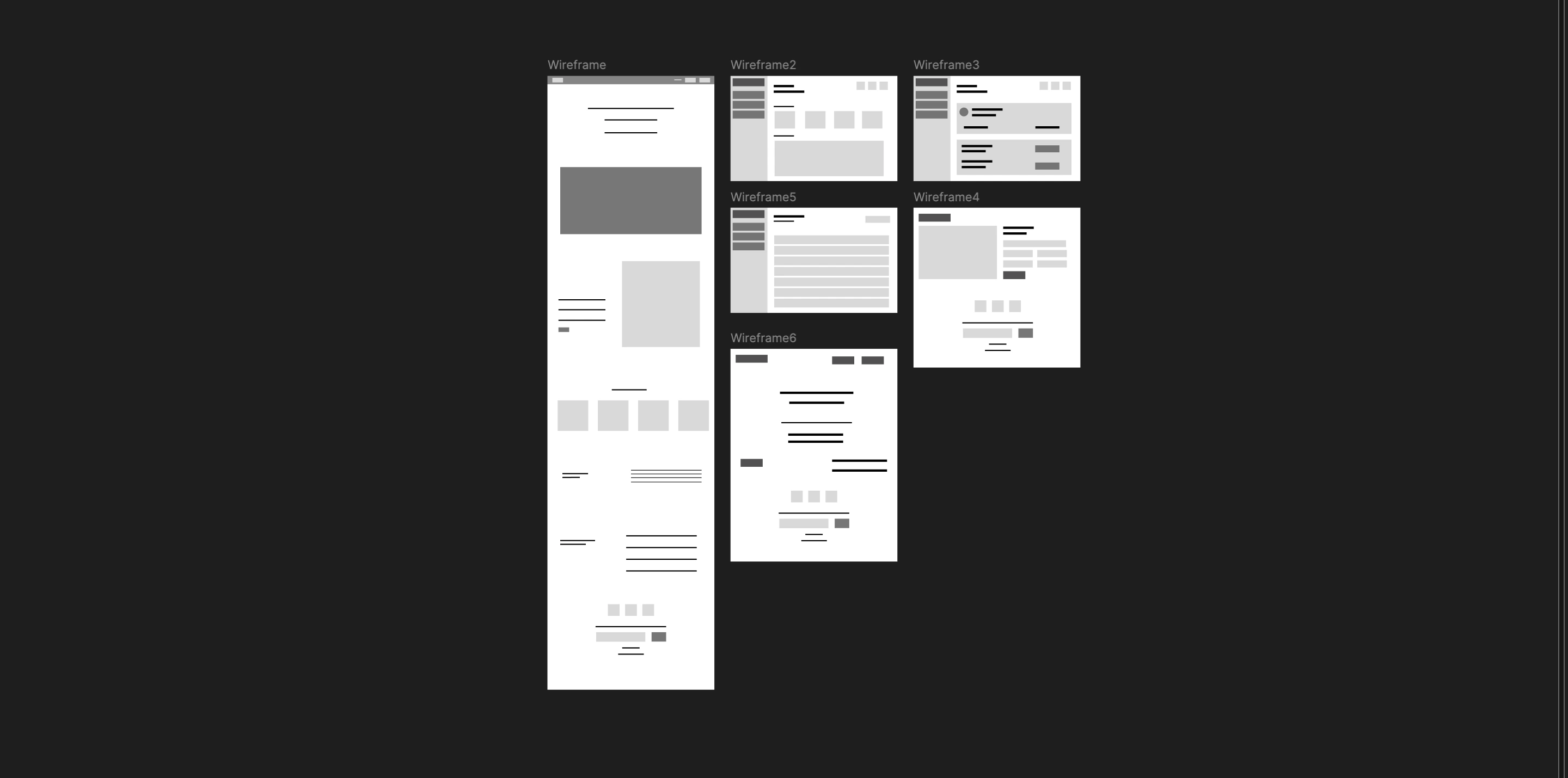 Wireframe 1